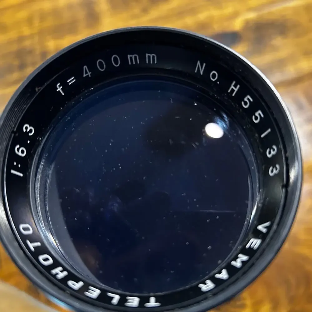 Vemar Telephoto Lens 1:6:3 400mm‎ No.H55133 Japan Camera Photography w/ cap case